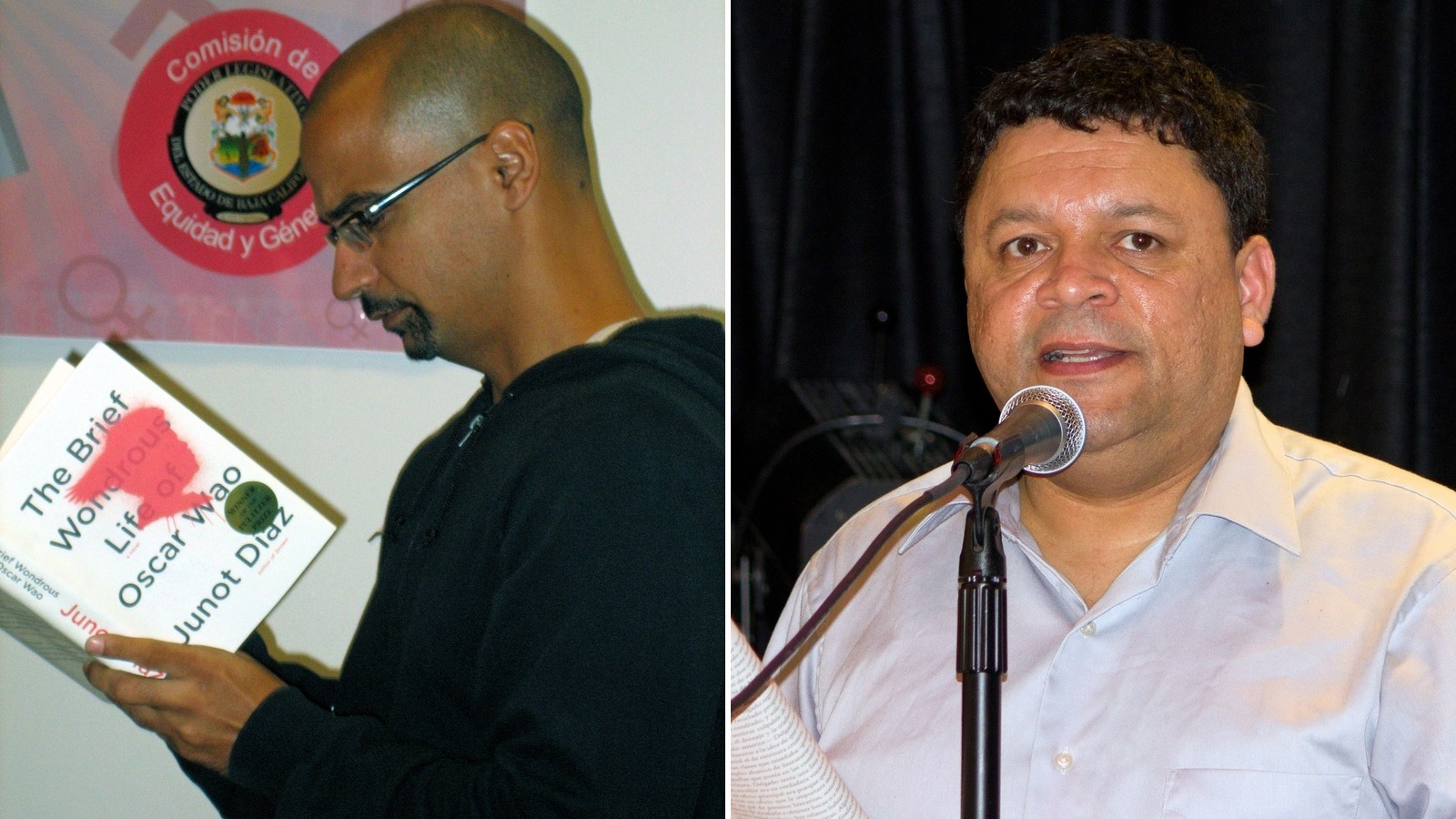 Junot Díaz (2009) y Gustavo Arango (2013).
